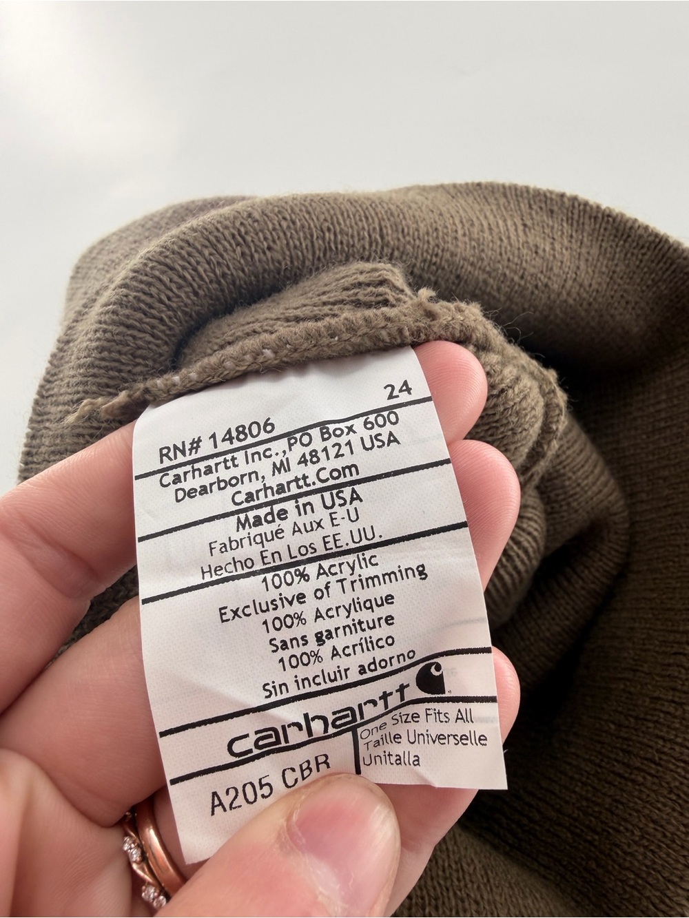 Carhartt Beanie Bundle Women’s One Size Tan Black Grey 3pc Winter - Picture 8 of 9